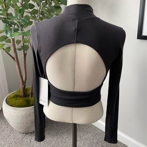 Lululemon LA Open Back Mock Neck Long Sleeve